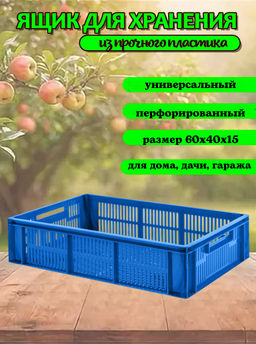 Ящик универсальный №2 перфорированный (600*400*150) цветной Бр.9.27