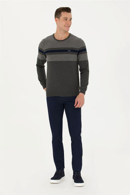 U. S. Polo Assn / Мужские темно-синие брюки из плотной ткани - U.s. polo assn фото 3