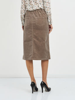 юбка из хлопка с разрезом - Glenfield фото 5