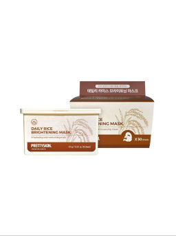 Mask Daily Brightening Rice - Маска для лица ежедневная осветляющая с экстрактом риса, 370 гр (30 шт)