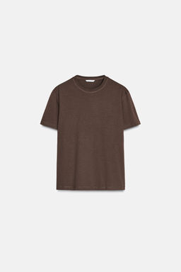 BASIC COTTON T-SHIRT - Zara фото 38