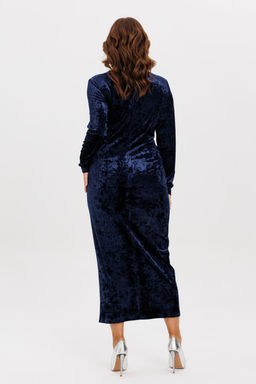 Платье VI.ORO VR-1155-5 синий велюр