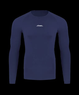 Футболка компрессионная с длинным рукавом JOGEL CAMP PerFormDRY Baselayer LS Tee, темно-синий  фото 2
