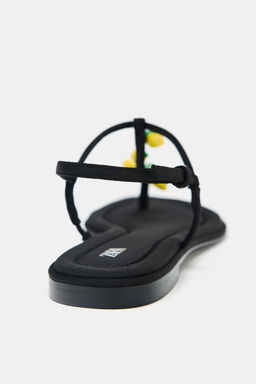 BEADED STRAP SANDALS - Zara фото 18