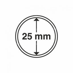 Капсула CAPS для монет диаметром 25 мм LEUCHTTURM 331675