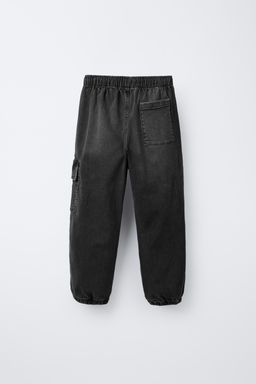 DENIM CARGO JOGGERS - Zara фото 2