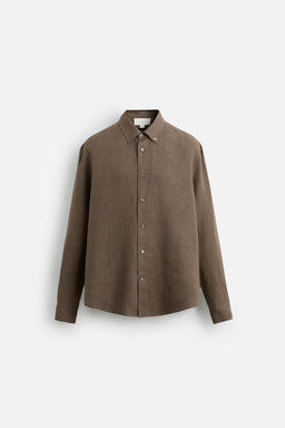 100% LINEN SHIRT - Zara фото 23