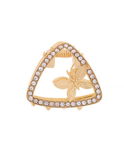 Крабик для волос «Флоранс», уголок, 3.5 см, золото