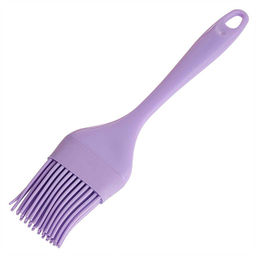 Кисточка силиконовая литая 22*4 см цвет лавандовый