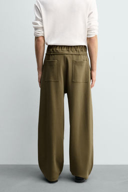 PLEATED DRAWSTRING TROUSERS - Zara фото 3