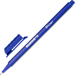 Линер Kores 0,4мм синий 28101  фото 2