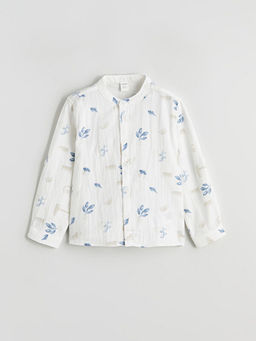 Hakim Yaka Uzun Kollu Erkek ?ocuk G?mlek