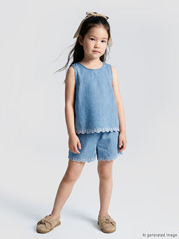 Nak??l? K?z ?ocuk Jean Tak?m