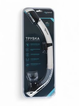 Трубка для снорклинга ONLYTOP, цвет белый