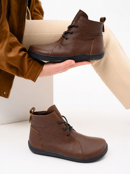 Ботинки женские демисезонные 352.NATAbl.Светло-коричневая оттима/Шерсть