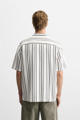 STRIPED FLOWING SHIRT - Zara фото 3
