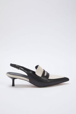 Trendyol Shoes Siyah Renk Bloklu Arkas? Ac?k Kad?n Ince Topuklu Ayakkab? TAKSS25TO00031 - Trendyolmilla фото 6