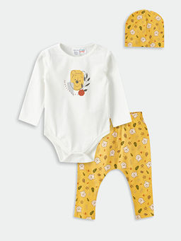 Winnie the Pooh Bask?l? Erkek Bebek 3l? Tak?m