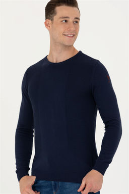 U. S. Polo Assn Мужской темно-синий свитер - U.s. polo assn фото 3