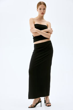 Maxifalda fruncida - H&m фото 3