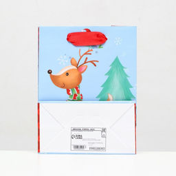 Цена за 12 шт. Пакет ламинированный Рождественский олень 11,5 х 14,5 х 6 см - Simaland фото 6