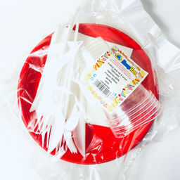 Набор Пикник АверПак (вилка,нож, тар d-220цв, стак 200 мл, салф по 6 шт) арт. 012093