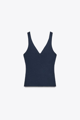 RIB KNIT TOP - Zara фото 15