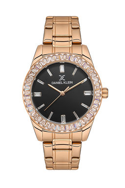 Наручные часы Daniel Klein женские с черным циферблатом 13484-5