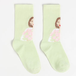 Набор подарочный KAFTAN Love, термос, носки 3 пары, размер 36-39 (23-25 см), открытка  фото 5