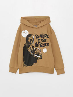 The Mandalorian Bask?l? Uzun Kollu Erkek ?ocuk Hoodie
