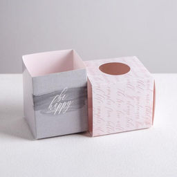 Цена за 5 шт. Коробка бонбоньерка, упаковка подарочная, «For you», 6×7×6 см