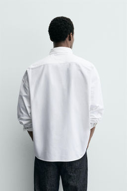 OVERSIZED FIT OXFORD SHIRT - Zara фото 3