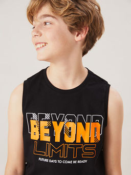 Bisiklet Yaka Erkek ?ocuk ?ortlu Pijama Tak?m?