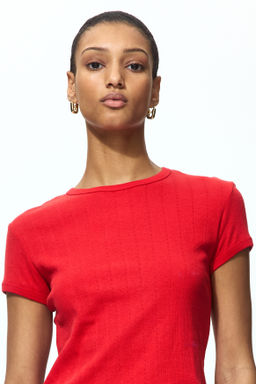 Camiseta en punto pointelle - H&m фото 7