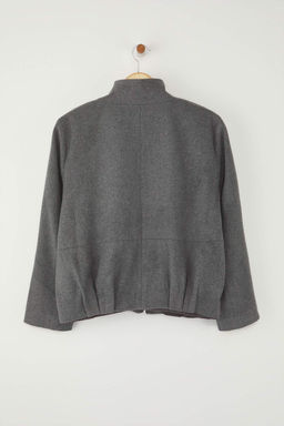 Antrasit Regular Kal?p Kase Ince Ceket Mont TWOAW26MO00130 - Trendyolmilla фото 7