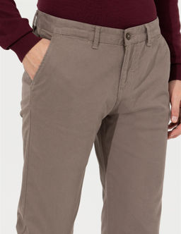 A__k Kahverengi Regular Fit Kanvas Pantolon - Pierre cardin фото 5