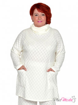 Свитер Модель №1649 размеры 44-84 - Plusmoda фото 6