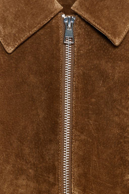 100% LEATHER SHORT JACKET - Zara фото 12