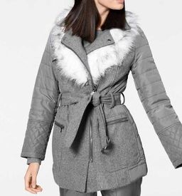 Пальто-куртка, серый - Heine фото 4