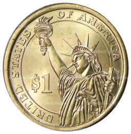 1 доллар 2014 года P США Калвин Кулидж 30-й президент США