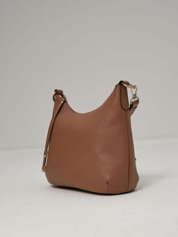 Сумка кожаная на плечо Azaro 3405 светлый орех