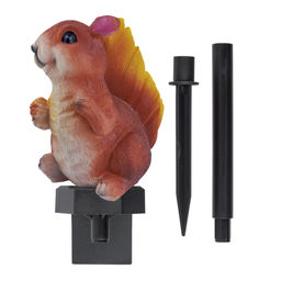 USL-S-835/PM410 SQUIRREL-1 Садовый светильник на солнечной батарее Белка-1. 1 светодиод. Теплый белый свет. 1*АAА Ni-Mh аккумулятор в/к. IP44. TM Uniel - Volpe фото 2
