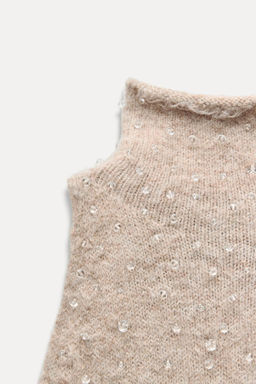 BEADED KNIT TOP - Zara фото 6