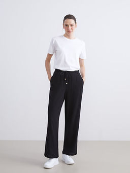 Beli Lastikli Dokulu M?slin Kad?n Pantolon