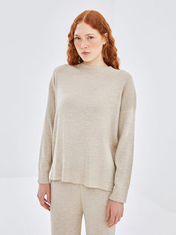 Bisiklet Yaka Kad?n Triko Kazak