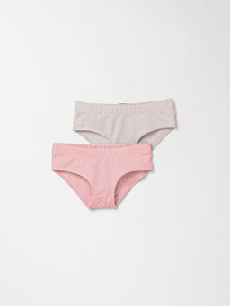 Комплект трусов для девочек "Роза/Нюд" 2шт