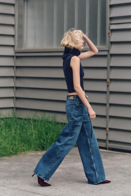 Z1975 WIDE LEG HIGH-RISE JEANS - Zara фото 3