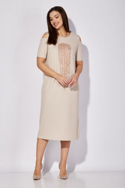 Платье ТАиЕР 1206-1 бежевый