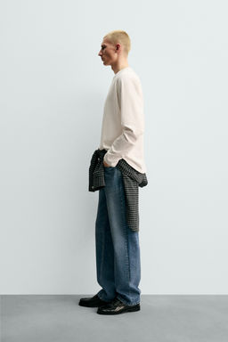 MEDIUM WEIGHT ORIGINS LONG SLEEVE T-SHIRT - Zara фото 4