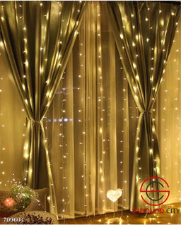 Новогодние гирлянды штора